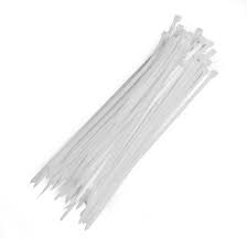 (แพ็คX50)เคเบิ้ลไทร์สีขาว8"